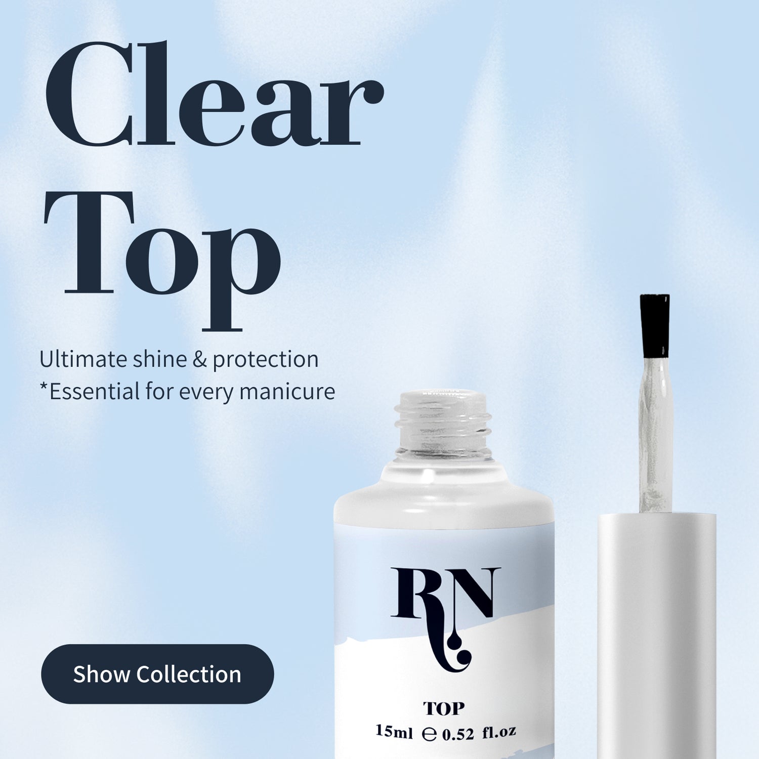 Clear Top Coats Gel Nail Polish